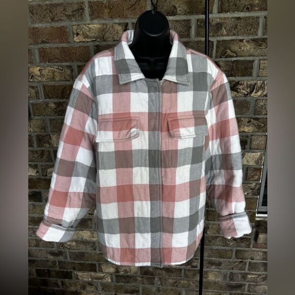 Roller Rabbit Gray and White Plaid Jacket Size XL - Picture 5 of 16